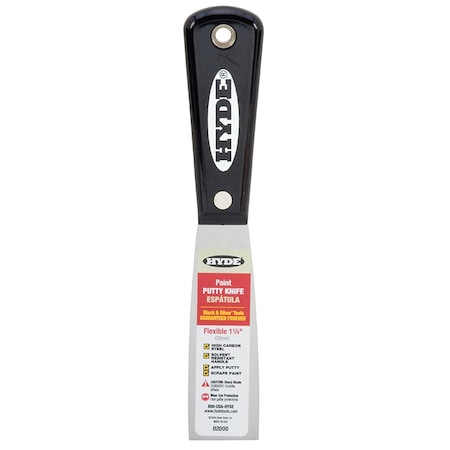 1-1/4 In.  Bs Hcs Flex Putty Knife 02000